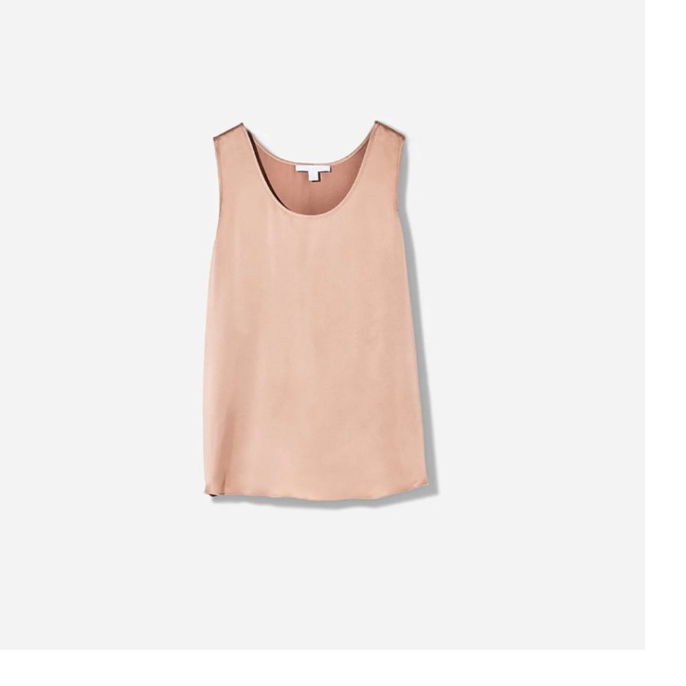 Lunya Washable Silk Tank Blush Pink